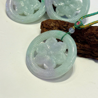 Mặt Dây Chuyền Bội Tròn Ngọc Cẩm Thạch (Jadeite A) - T4047 - Quà Tặng Nữ Doanh Nhân & Phụ Nữ Tinh Tế – Tuyệt Tác Ngọc Khai Mở Bình An, Tịnh Hóa Tâm An