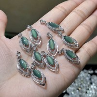 Mặt Dây Chuyền Đá Ngọc Cẩm Thạch (Jadeite A) - T4050 - Trang Sức Thời Trang Nữ Hiện Đại – Ngọc Tự Nhiên Mang Lại May Mắn, Vượng Khí