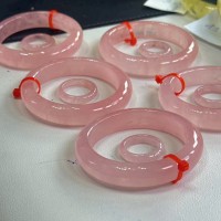 Combo Vòng Tay Và Nhẫn Thạch Anh Hồng Tự Nhiên T4119 - Món Quà Tinh Tế Tặng Sếp Sang Trọng – Đá Tự Nhiên 100% Mang Lại Bình An, Tài Lộc