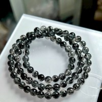 Vòng thạch anh tóc đen quấn 3 size 5mm T4127 -Quà Tặng Sếp Cao Cấp – Đá Tự Nhiên Phong Thủy Sang Trọng, Ý Nghĩa Và Đẳng Cấp