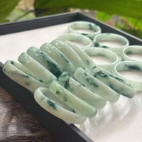 Vòng bản ngọc cẩm thạch hoa bay type A T4128 - Tuyệt Tác Đá Tự Nhiên Cao Cấp – Quà Tặng Phong Thủy Sang Trọng Và Đầy Ý Nghĩa
