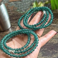 Vòng Tay Lam Ngọc 6 Li Chất Băng Type A T4163 - Tự Nhiên 100% Chiêu Tài, Tụ Khí, Vượng Phát