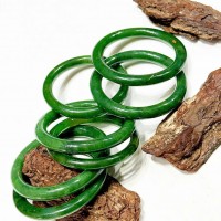 Vòng bản đũa ngọc bích thiên nhiên T4209 -Quà Tặng Phong Thủy Cao Cấp – Đá Tự Nhiên 100% Chiêu Tài, Tụ Khí, Vượng Phát