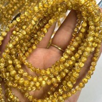 Vòng tay đá thạch anh tóc vàng quấn 3 T203