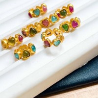 Charm bạc mạ tĩnh điện 24k đính đá tourmaline được khá nhiều người yêu thích và lựa chọn