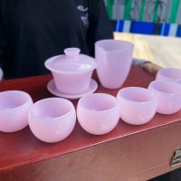 BỘ ẤM TRÀ MÃ NÃO HỒNG MANG LẠI SỰ MAY MẮN , SUM QUẦY , HẠNH PHÚC
