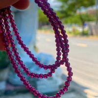 VÒNG TAY QUẤN 3 VÒNG ĐÁ GARNET ĐẸP , TỐT CHO SỨC KHOẺ ĐƯỢC GIỚI KINH DOANH ƯA CHUỘNG