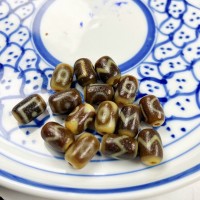 Dzi 3 mắt + Dzi thiên địa mix vòng tay cực tốt