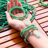 VÒNG TAY CẨM THẠCH QUẤN 3 VÒNG MIX PHẬT QUAN ÂM LÀ CHIẾC VÒNG PHỤ HỘ MỆNH PHONG THUỶ BẢO VỆ SỨC KHOẺ VỚI NGƯỜI PHƯƠNG ĐÔNG 