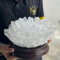 Hốc đá thạch anh trắng T131