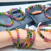 Vòng tay đá tourmaline hàng cực vip 10A