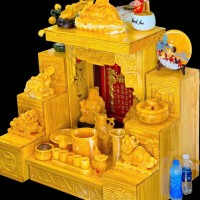 SET COMBO BỘ TƯỢNG THẦN TÀI THỔ ĐỊA ĐÁ NGỌC HOÀNG LONG