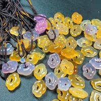 Mặt dây chuyền khánh trường thọ đá mã não