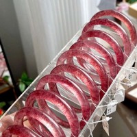 Vòng bản đũa thạch anh dâu tây siêu trong T3417