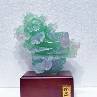 Bức cảnh hoa bắp cải đá florist T3532