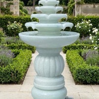 Thủy luân nước đá trắng tự nhiên nguyên khối, cao 1.27m T3875