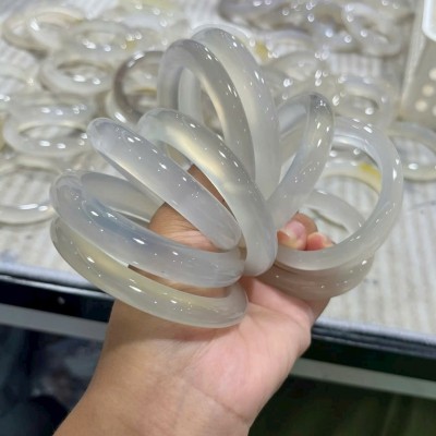 Vòng Tay Bạch Nguyệt Quang Quang Khởi T4140 - Đá Tự Nhiên 100% Mang Lại Bình An, Tài Lộc