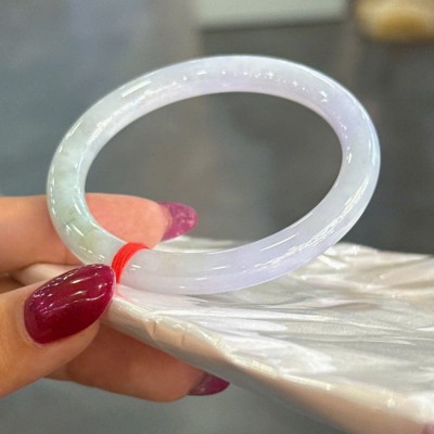 Vòng Tay Ngọc Cẩm Thạch Đũa Type A - T4178 - Món Quà Tinh Tế Tặng Sếp Sang Trọng – Đá Tự Nhiên 100% Mang Lại Bình An, Tài Lộc
