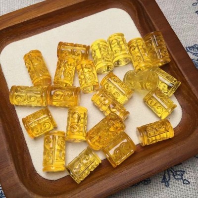 MẶT DÂY CHUYỀN LU THỐNG HỔ PHÁCH(AMBER) DÀNH CHO CẢ NAM VÀ NỮ. CÓ THỂ LÀM MẶT PHỤ KIỆN PHỐI VÒNG TAY CAO CẤP