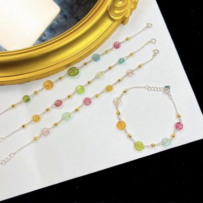 LÁCH TAY NGŨ ĐIẾU ĐÁ TOURMALINE DÂY BẠC TA