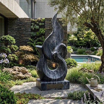 Tượng nghệ thuật đá nguyên khối Vươn Lên và Khát Vọng cao 1m5 T3919