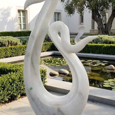 Tượng đá nguyên khối tượng trừu tượng nghệ thuật Cao 1m1 dài 35cm rộng 35cm T3936