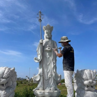 Tượng Phật Địa Tạng Vương Bồ Tát Cao 2.6M -ngang 90Cm -dài 70Cm T3579