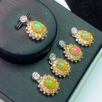 MẶT DÂY CHUYỀN OPAL ĐÁ TỰ NHIÊN SANG TRỌNG QUÝ PHÁI ĐƯỢC CHỊ EM PHỤ NỮ YÊU THÍCH