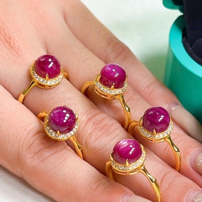 Nhẫn ruby nam phi sang trọng, đẳng cấp dành cho phái nữ