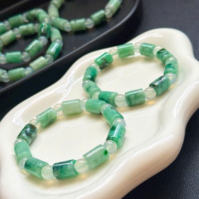 Vòng tay lu cẩm thạch xanh T3504