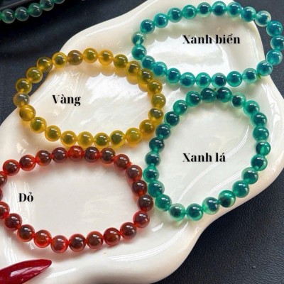 Vòng tay Mã não long nhãn đa sắc T3515