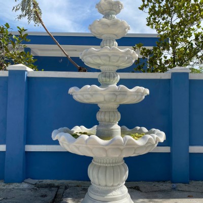 Thuỷ luân nước đá nguyên khối  Cao 3m ngang tầng1 (1.45m) ngang tầng 2(1.1m) T3600