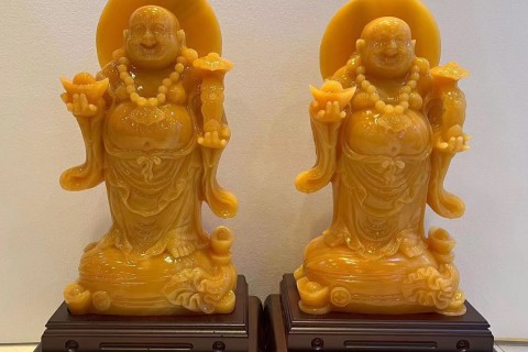 TƯỢNG DI LẶC ĐÁ NGỌC HOÀNG LONG - BIỂU TƯỢNG CỦA SỰ VUI VẺ, NHÂN TỪ
