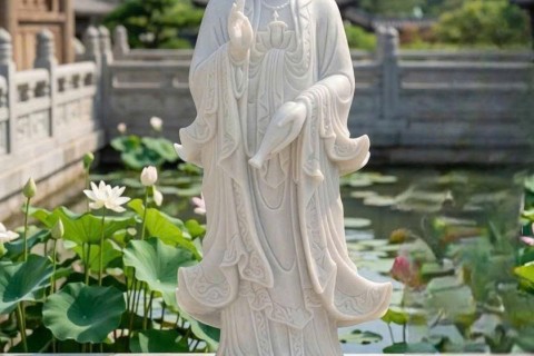 Hướng Dẫn Bài Trí Tượng Phật Quan Âm Sân Vườn Chuẩn Phong Thủy & Tĩnh Lặng