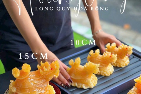 Tượng Long Quy đá Ngọc Hoàng Long: Vật phẩm chiêu tài, trấn trạch hiệu quả