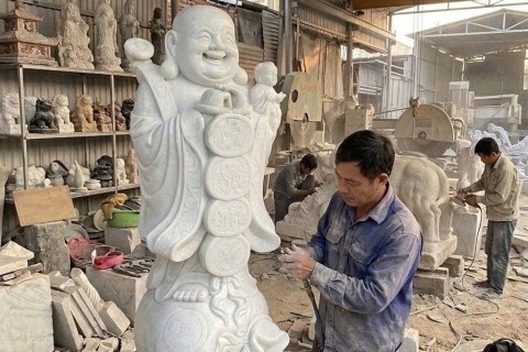 Top 100+ Hình Ảnh Các Mẫu Tượng Phật Di Lặc Đá Trắng Nguyên Khối Được Ưa Chuộng Nhất