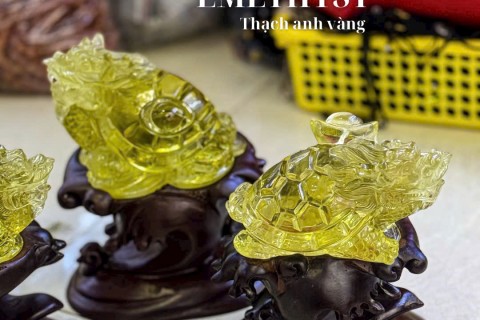 LONG QUY THẠCH ANH VÀNG – LINH THÚ HỘ MỆNH CHIÊU TÀI, GIỮ LỘC, MỞ LỐI THÀNH CÔNG 