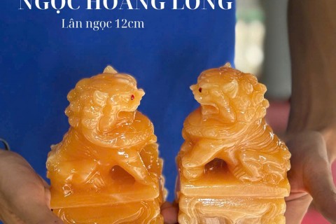 Tổng Hợp Các Mẫu Kỳ Lân Đá Ngọc Nguyên Khối Để Bàn Làm Việc & Quầy Thu Ngân
