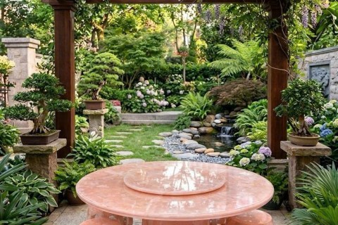 Top 10+ Bộ Bàn Ghế Đá Nguyên Khối Sang Trọng, Độc Bản Cho Biệt Thự