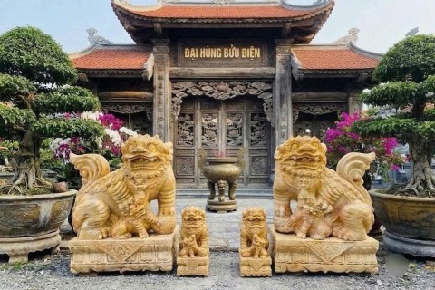 Mua Tượng Cặp Con Nghê Đá Nguyên Khối Ở Đâu Uy Tín, Giá Tốt Tận Xưởng?