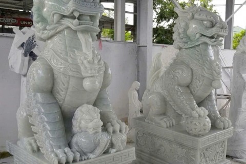 Chiêm Ngưỡng 100+ Mẫu Cặp Nghê Đá Nguyên Khối Đẹp, Sang Trọng