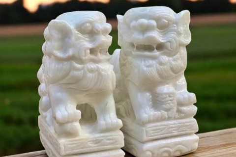 Khám Phá Cặp Nghê Đá Tự Nhiên Nguyên Tảng – Vẻ Đẹp Độc Bản Cho Không Gian Sang Trọng