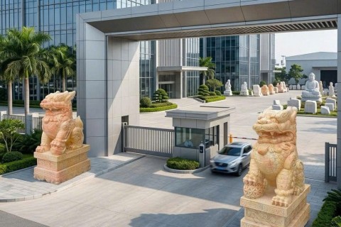 100+ Mẫu  Cặp Tượng Con Nghê Đá Đẹp –   Cặp tượng Con Nghê Đá Tự Nhiên Nguyên Khối Uy Nghi