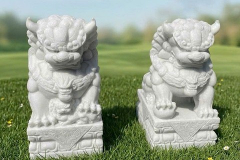 Kỳ Lân Đá Trắng Nguyên Khối Có Ý Nghĩa Gì? Cách Đặt Tượng Đúng Vị Trí