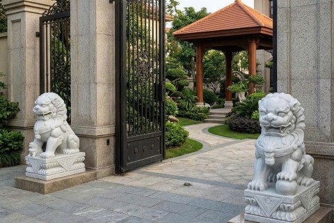 Cặp Tượng Con Nghê Đá Đẹp Nhất 2026 – 100+ Mẫu Nghê Đá Tự Nhiên Nguyên Khối