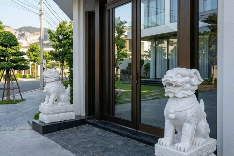 Tổng Hợp Mẫu Cặp Nghê Đá Nguyên Khối Được Nhiều Người Quan Tâm