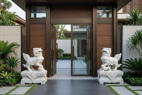 Cặp Nghê Đá Trước Cổng Nhà – Cách Chọn Kích Thước Và Kiểu Dáng Phù Hợp