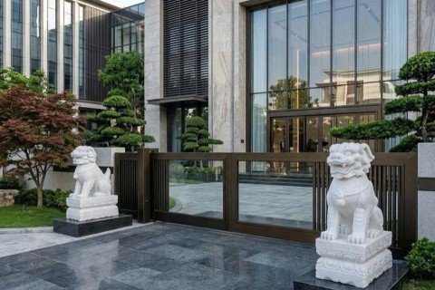 Cặp Nghê Đá Trắng Nguyên Khối – 100+ Mẫu Đẹp Được Nhiều Gia Chủ Lựa Chọn
