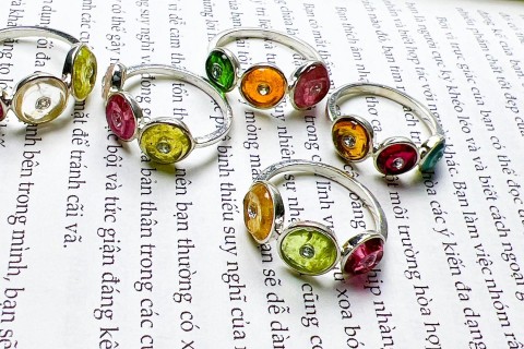 NHẪN ĐÁ TOURMALINE ĐA SẮC - MỖI MÀU SẮC MANG Ý NGHĨA RIÊNG, ĐẶC BIỆT