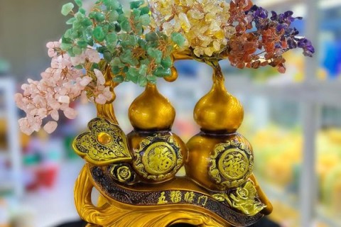 NHỮNG MẪU CÂY TÀI LỘC THẠCH ANH MANG LẠI MAY MẮN VÀ THỊNH VƯỢNG TRONG PHONG THUỶ 